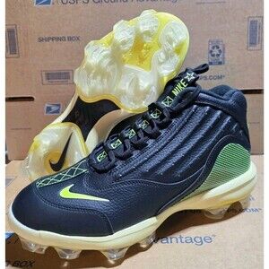 New Nike Air Griffey 2 MCS Black/Volt Baseball Cleats HF1579-001 Men's Size 10